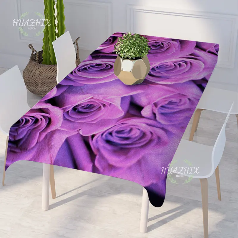 Purple Rose Tablecloth Waterproof Household Dinning Coffee Table Wedding Decor Aesthetic Kitchen Room Decor Party Table Cloth
Purple Rose Tablecloth Waterproof Household Dinning Coffee Table Wedding Decor Aesthetic Kitchen Room Decor Party Table Cloth