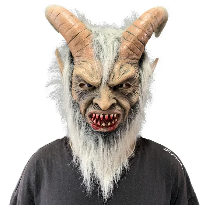 

Horror Mask Cosplay Movie&tv Halloween Devil Carnival Dress Up Party Monster Costume Props Christmas Demon Krampus Mask