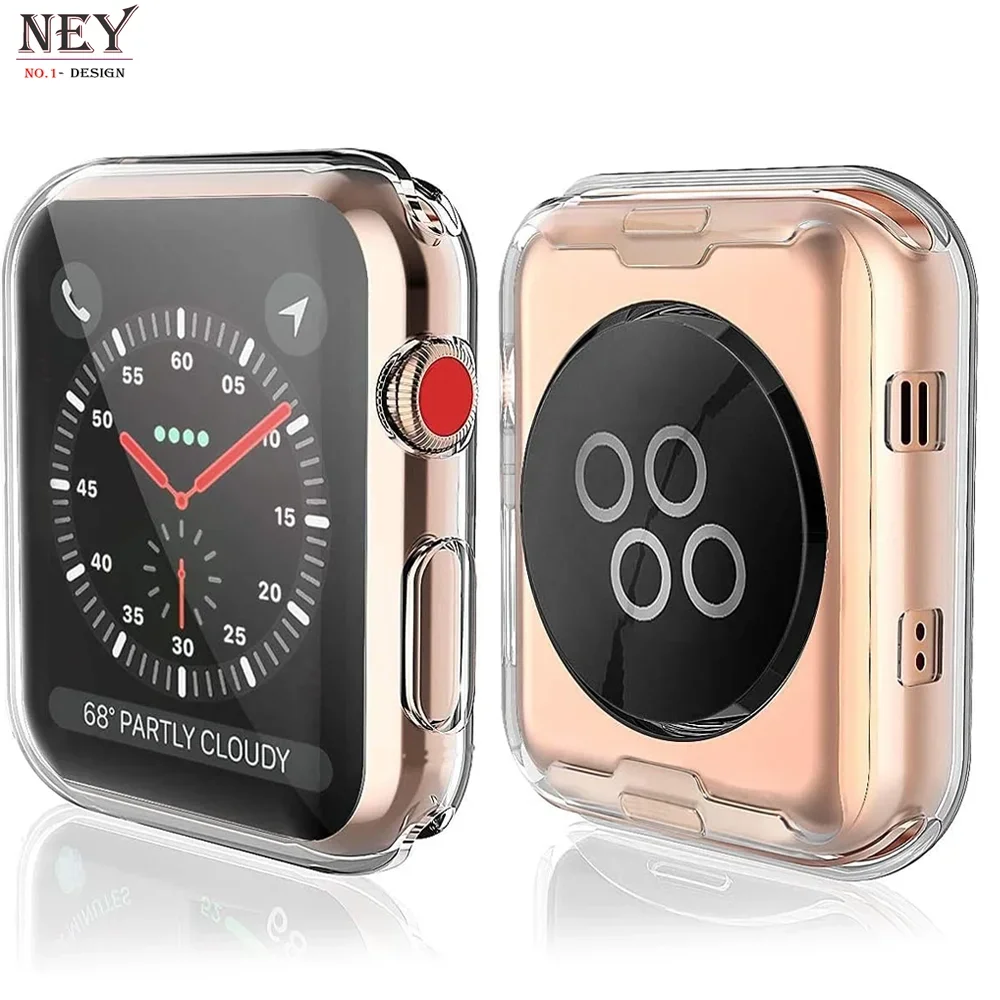 TPU Cover For Apple Watch case ultra 2 49mm 41mm 45mm 44mm 40mm 42mm 38mm bumper Screen Protector iwatch series 9 8 7 6 5 4 3 SE
TPU Cover For Apple Watch case ultra 2 49mm 41mm 45mm 44mm 40mm 42mm 38mm bumper Screen Protector iwatch series 9 8 7 6 5 4 3 SE