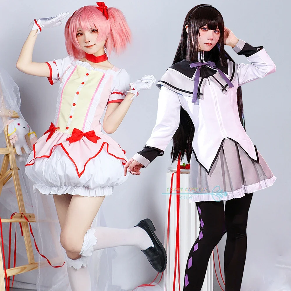 Anime Cosplay Costume Puella Magi Madoka Magica Kaname Madoka Akemi Homura Cos Outfits Lovely Skirt Wig Halloween Party Women
Anime Cosplay Costume Puella Magi Madoka Magica Kaname Madoka Akemi Homura Cos Outfits Lovely Skirt Wig Halloween Party Women