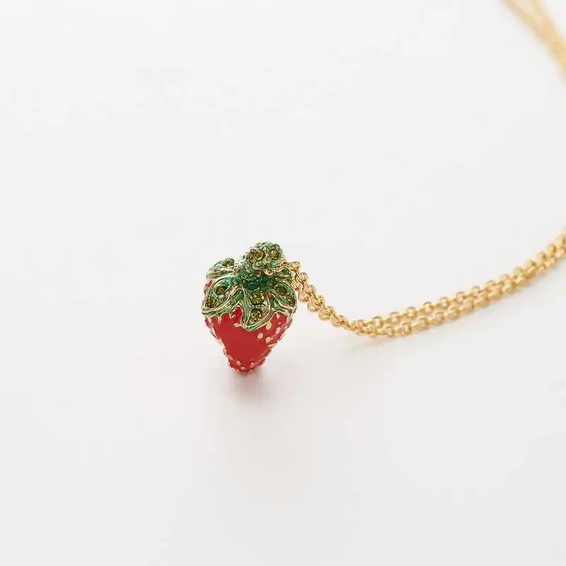 Colorful Three-dimensional Strawberry Necklace, Sweet and Cute, Versatile for Girls
Colorful Three-dimensional Strawberry Necklace, Sweet and Cute, Versatile for Girls
