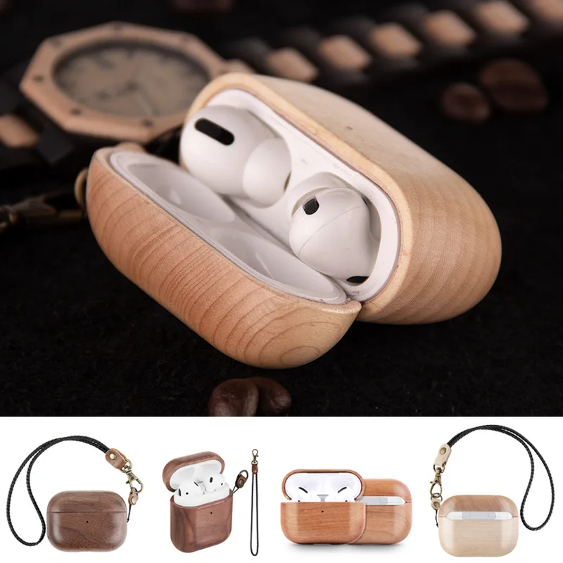 for Airpods Pro AirPods 3 2021 - Cover Case Protector Skin with Wireless Charging Case Made of Unique Wood for Airpods 1/2
for Airpods Pro AirPods 3 2021 - Cover Case Protector Skin with Wireless Charging Case Made of Unique Wood for Airpods 1/2