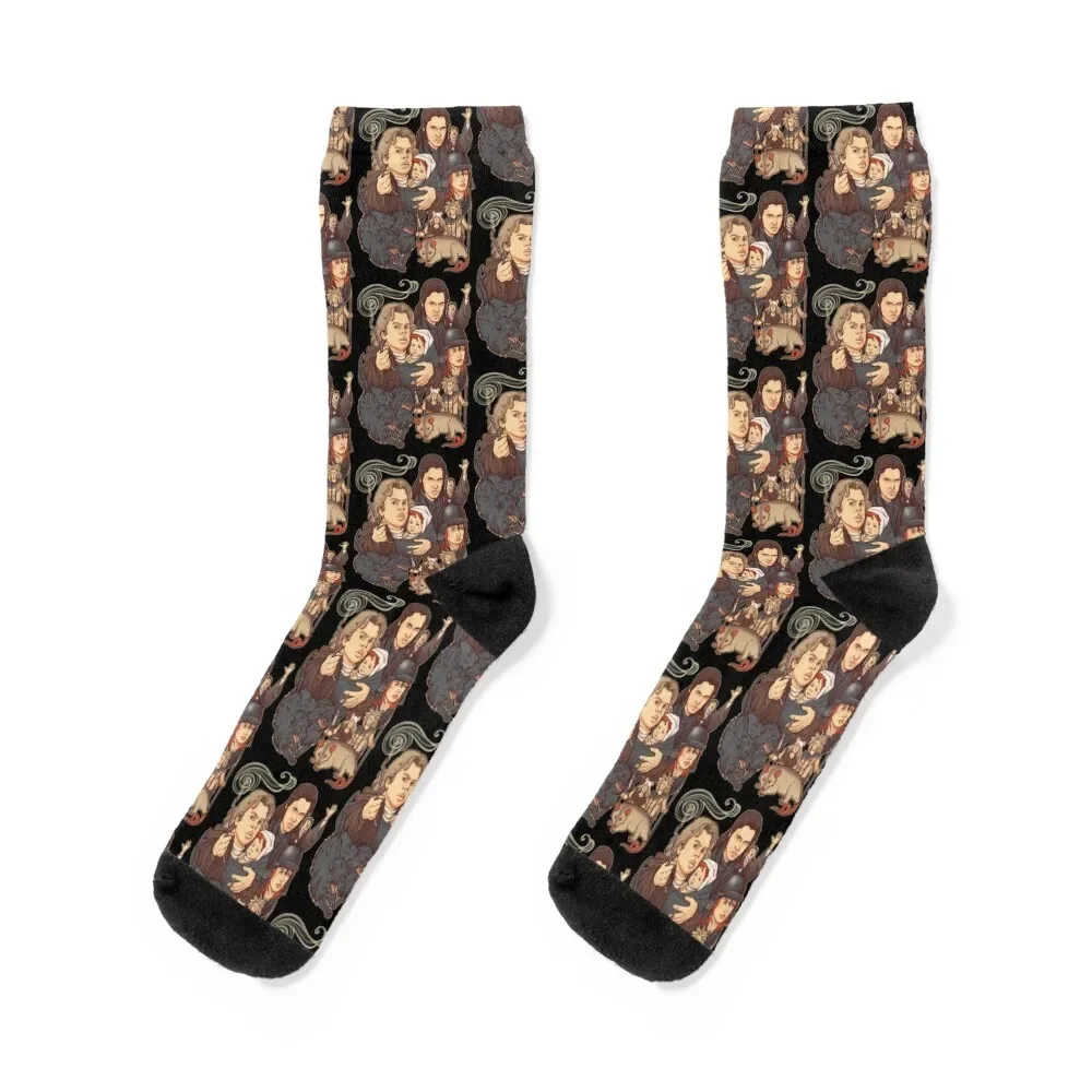 

Винтажные фильмы-винтажные высокие Фантазийные носки с пленкой цветные спортивные чулки носки для женщин и мужчин