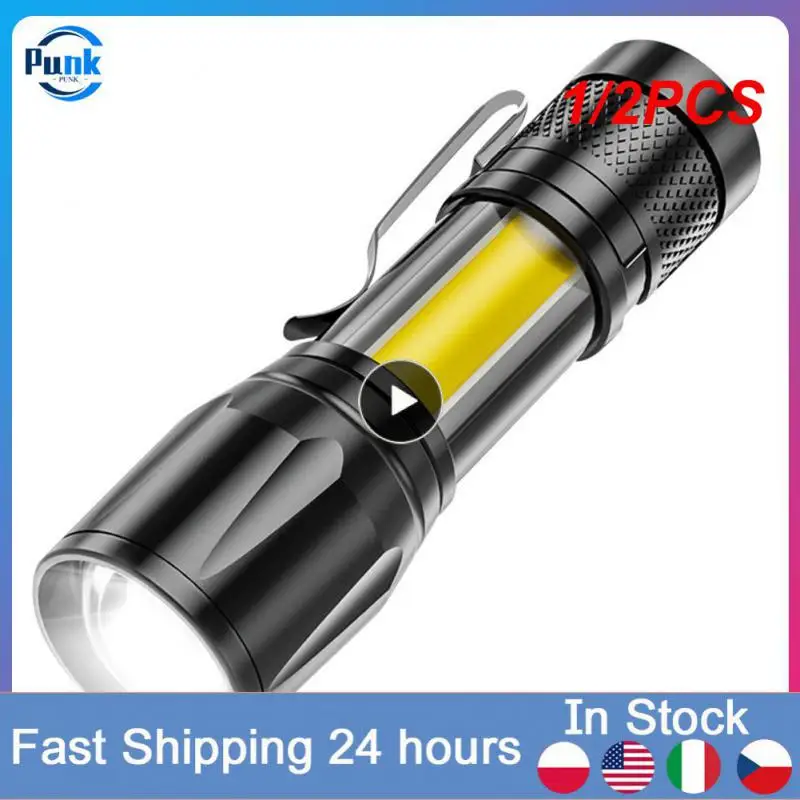 1/2PCS Hot Mini Led Flashlight Zoom Focus Usb Charge Led Light New Waterproof Adjustable Penlight 2023 Lamp Lantern
1/2PCS Hot Mini Led Flashlight Zoom Focus Usb Charge Led Light New Waterproof Adjustable Penlight 2023 Lamp Lantern