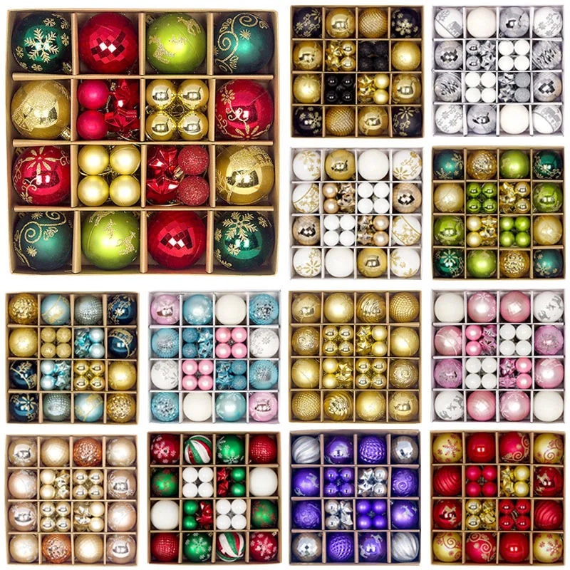 44pcs Christmas Hanging Balls Gift Box Ball Ornament For Xmas Treexmas Decoration Multiple Colour Hanging Ball For Holiday Party
44pcs Christmas Hanging Balls Gift Box Ball Ornament For Xmas Treexmas Decoration Multiple Colour Hanging Ball For Holiday Party