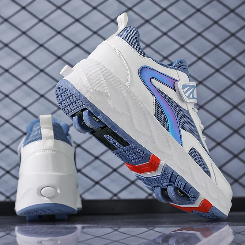 New Roller Skate Shoes Kids Spring Casual Sports Children Inline Skate Wheels Sneakers Boys Girls Wheel Shoes White Footwear 236
New Roller Skate Shoes Kids Spring Casual Sports Children Inline Skate Wheels Sneakers Boys Girls Wheel Shoes White Footwear 236