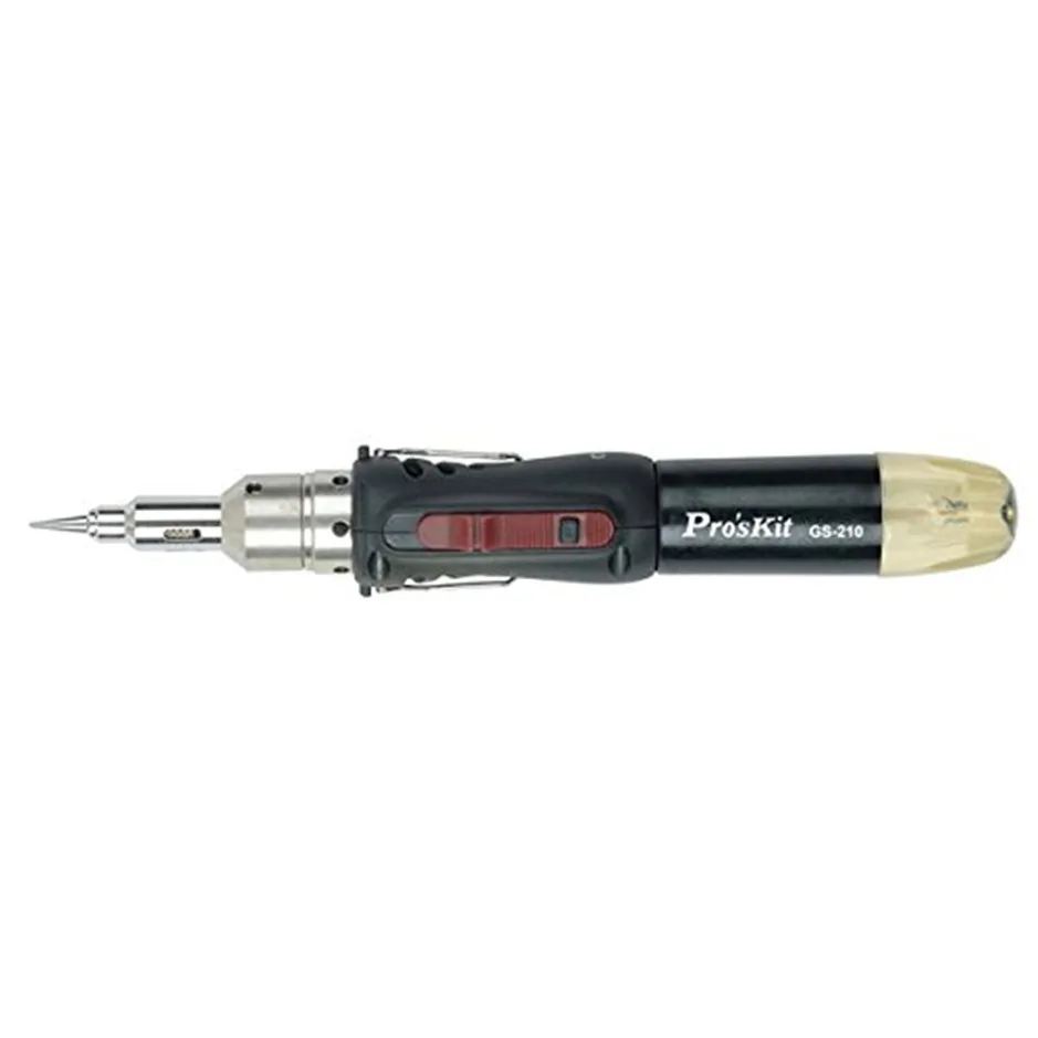 Pro'sKit GS-210 Solderingtools light Soldering Iron & Gas Torch, Hiking Auto Ignition Gas Soldering Iron Torch
Pro'sKit GS-210 Solderingtools light Soldering Iron & Gas Torch, Hiking Auto Ignition Gas Soldering Iron Torch