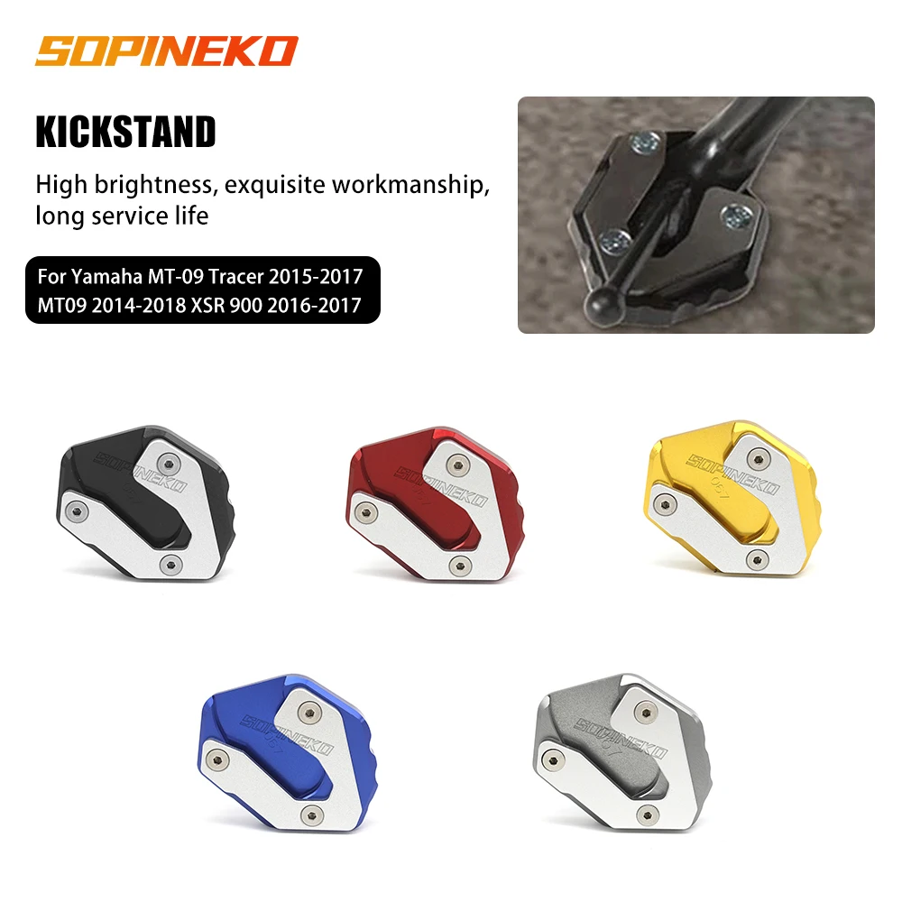 For Yamaha MT-09 MT 09 Tracer 2015-2017 MT09 2014-2018 XSR900 2016-2017 Motorcycle Foot Side Kickstand Pad Stand Extension Plate
For Yamaha MT-09 MT 09 Tracer 2015-2017 MT09 2014-2018 XSR900 2016-2017 Motorcycle Foot Side Kickstand Pad Stand Extension Plate