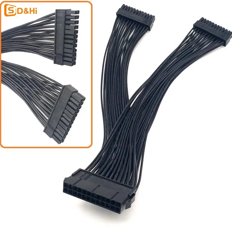 Dual PSU Power Supply 24 Pin ATX Motherboard Splitter Cable ATX Motherboard Extension Cable PSU Female To Male Y Adapter Cable
Dual PSU Power Supply 24 Pin ATX Motherboard Splitter Cable ATX Motherboard Extension Cable PSU Female To Male Y Adapter Cable