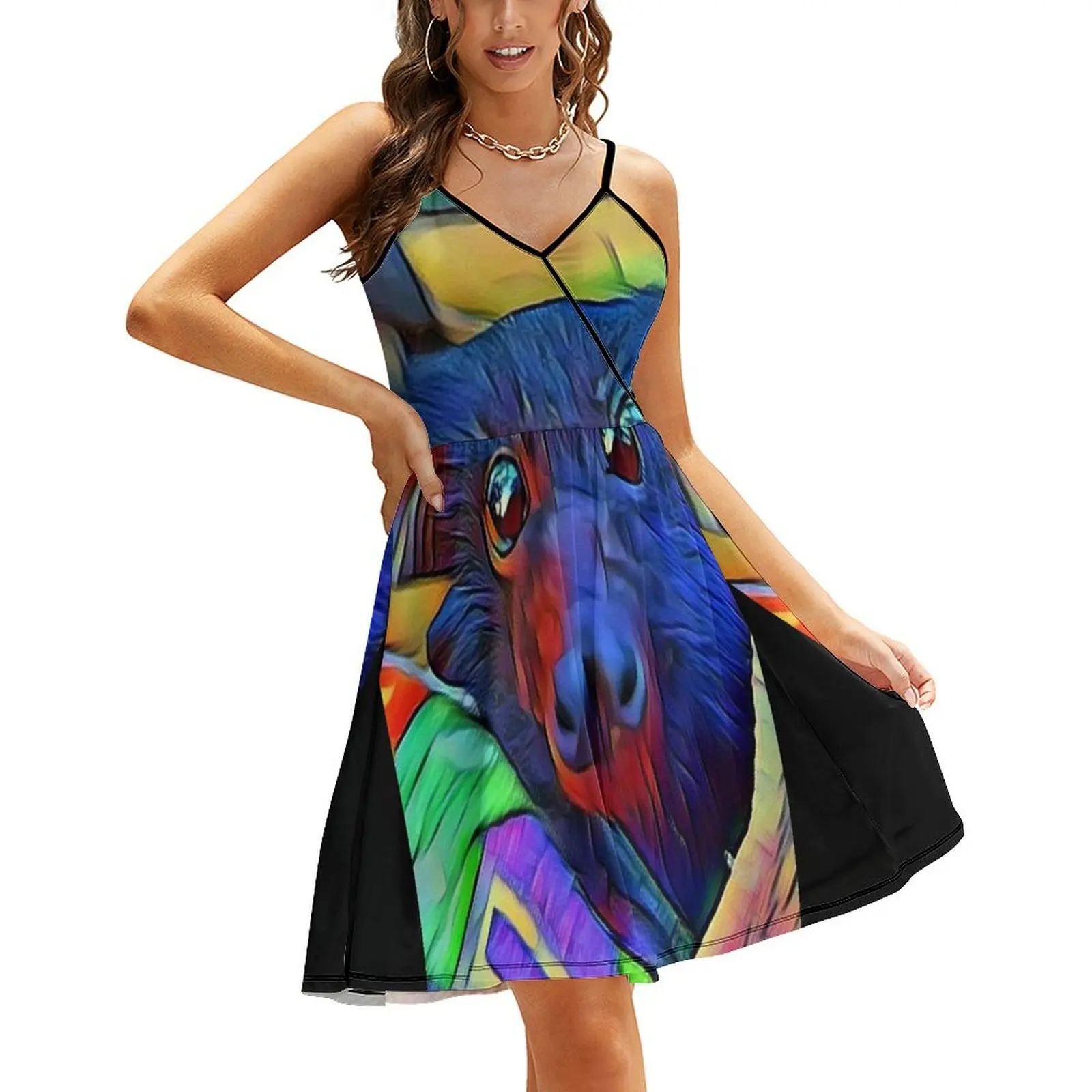 James The Baby Bat Multi Color . Sling Dress summer women's suit dresses summer women's summer clothing 2024
James The Baby Bat Multi Color . Sling Dress summer women's suit dresses summer women's summer clothing 2024
