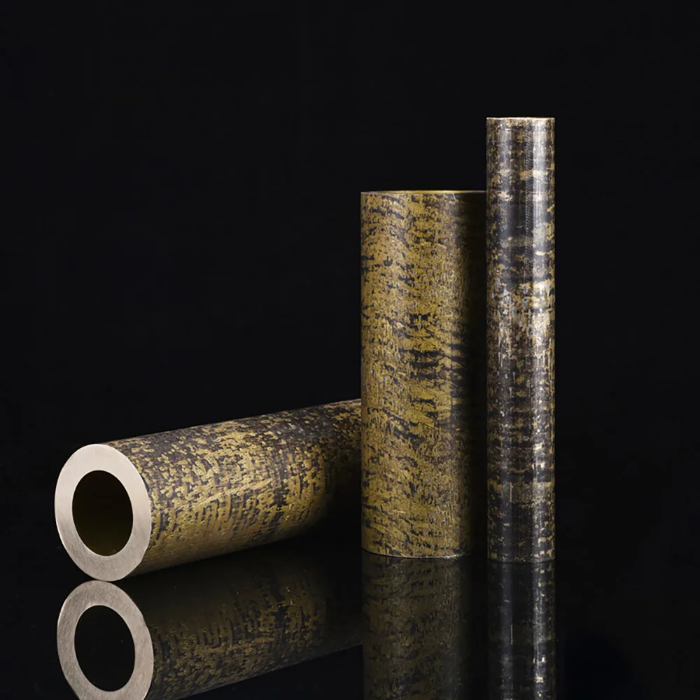 

Tin Bronze Bronze Tube Hollow Pipe Tin Brass Tube Sleeve Wear-resistant Outer Diameter 25/30/35/40/45/50/55/60mm Length 100mm