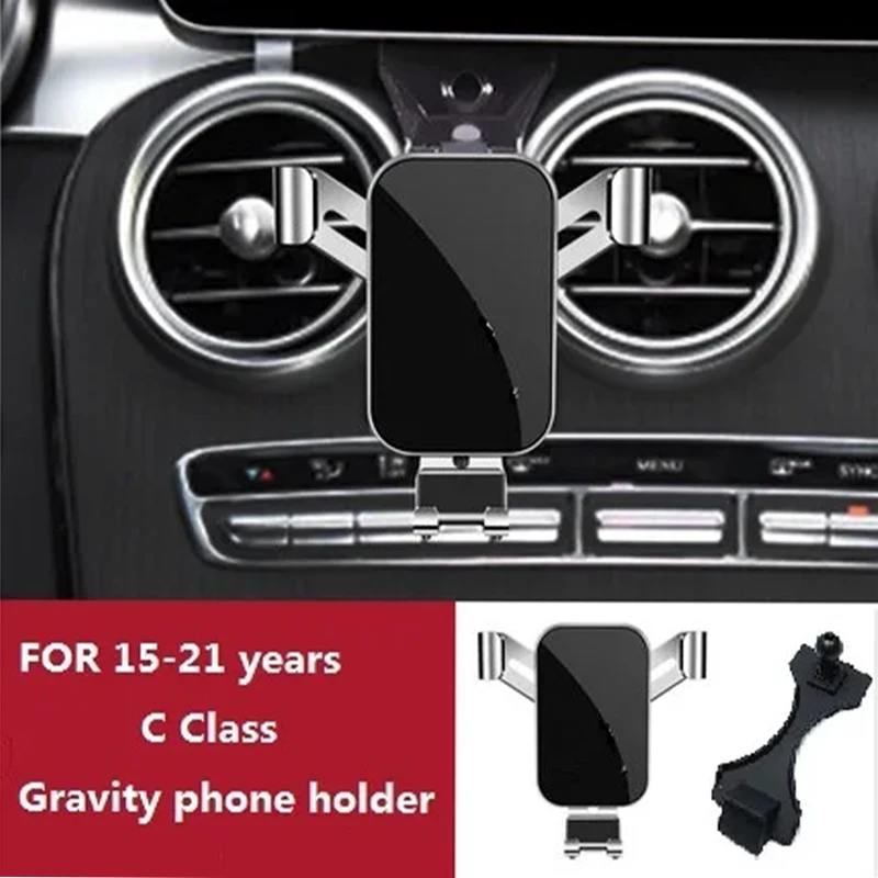 

Car Mobile Phone Holder Mounts Stand GPS Bracket Phone Navigation Bracket For Mercedes Benz C-Class W205 GLC W253 Car interior