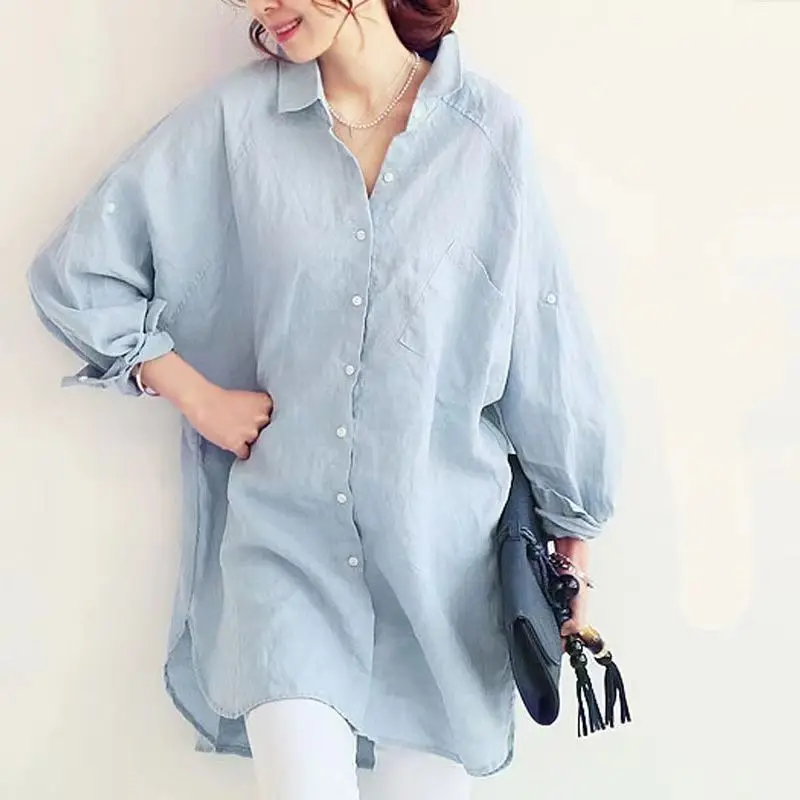 Размера плюс блузка Новинка весны блуза с длинным рукавом Женские топы в Корейском стиле свободные женские топы и блузки
Размера плюс блузка Новинка весны блуза с длинным рукавом Женские топы в Корейском стиле свободные женские топы и блузки