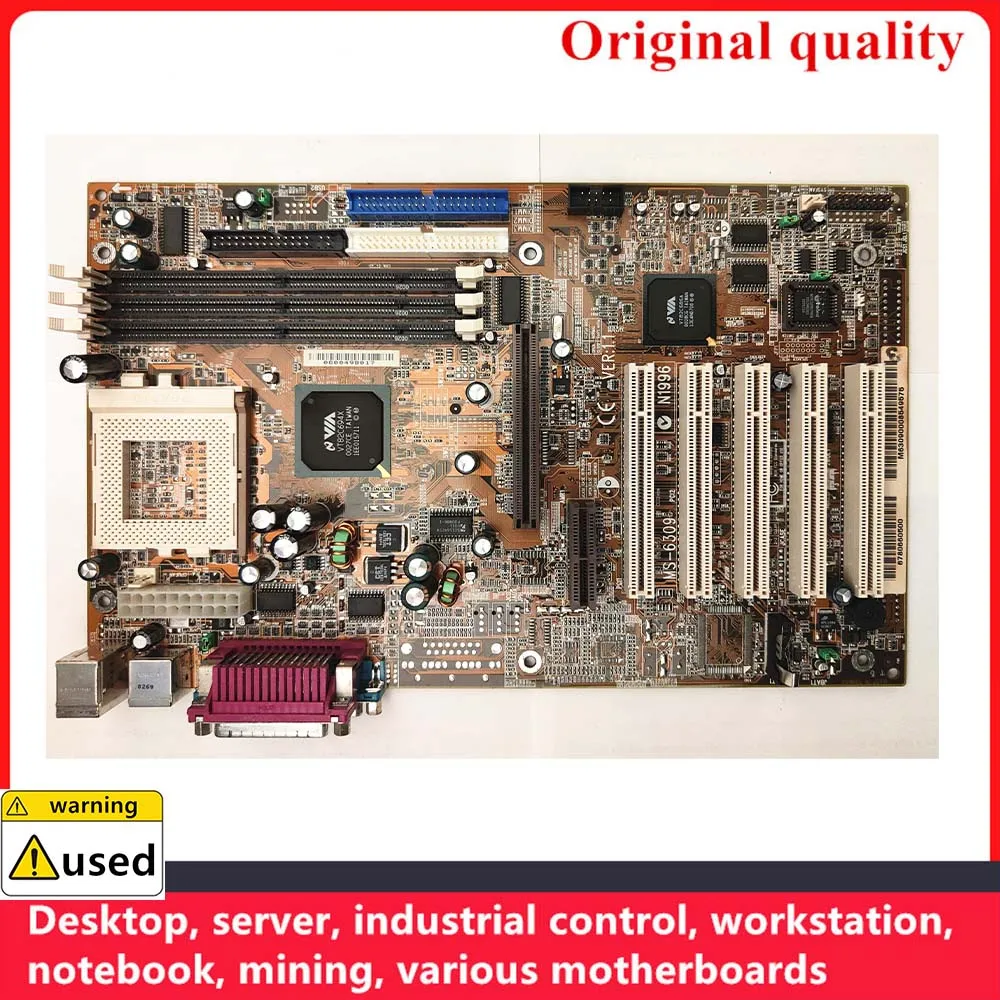 Материнская плата Hongcuski LX-694X 694 MS-6309 с 1 слотами ISA + 5PCI, 2 COM,2 IDE, Φ, AGP, материнская плата серверной рабочей станции
Материнская плата Hongcuski LX-694X 694 MS-6309 с 1 слотами ISA + 5PCI, 2 COM,2 IDE, Φ, AGP, материнская плата серверной рабочей станции