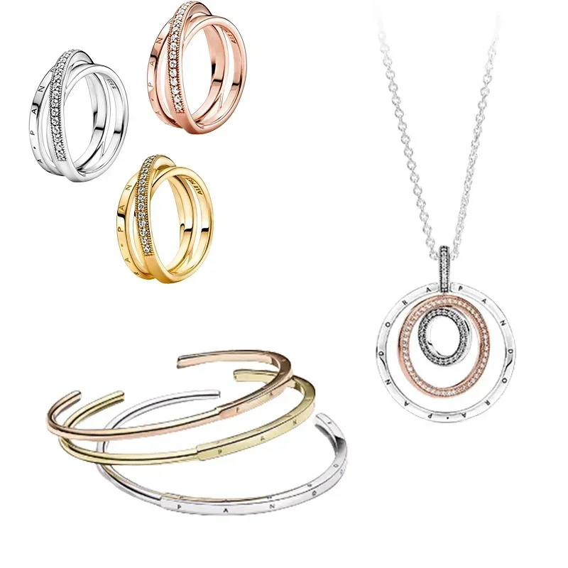 Charm 925 Sterling Silver Necklace with Multi Ring Ring Opening Bracelet Hot Selling DIY Exquisite Jewelry Gift
Charm 925 Sterling Silver Necklace with Multi Ring Ring Opening Bracelet Hot Selling DIY Exquisite Jewelry Gift