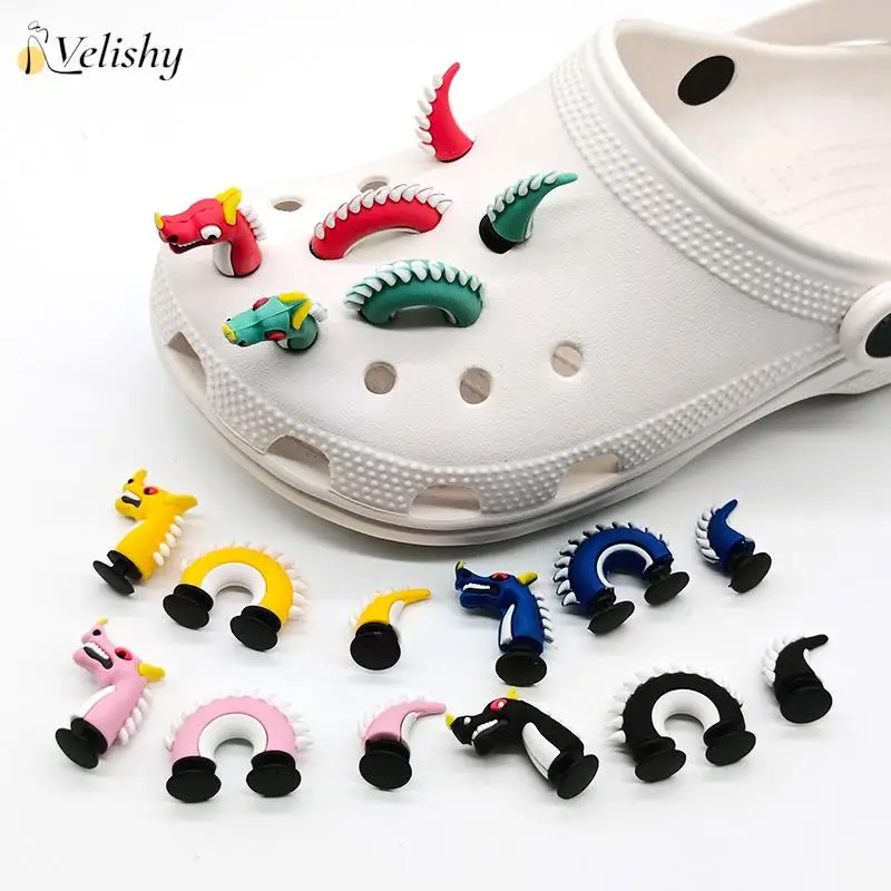1Set Spoof Cartoon China Dragon PVC Hole Shoe Charms DIY Funny Shoe Accessories Fit Croc Snake Decorations Buckle Unisex Gift
1Set Spoof Cartoon China Dragon PVC Hole Shoe Charms DIY Funny Shoe Accessories Fit Croc Snake Decorations Buckle Unisex Gift