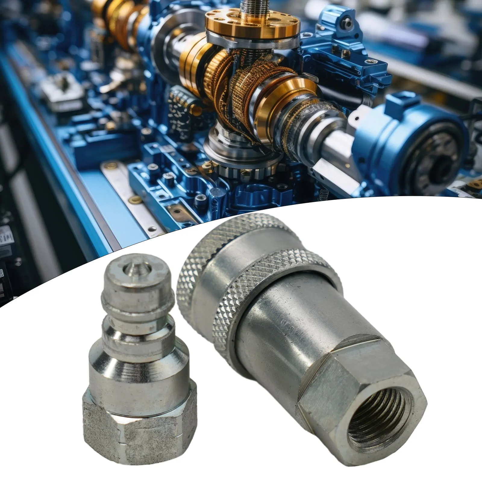 Oil Pipe Connection Agricultural Machinery Industrial Equipment Release Fitting Hydraulic Connector 1 Set 10 MM
Oil Pipe Connection Agricultural Machinery Industrial Equipment Release Fitting Hydraulic Connector 1 Set 10 MM