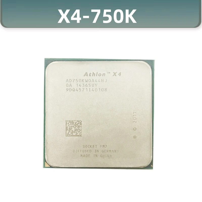 Процессор Athlon X4 750K 750 3,4 ГГц двухъядерный процессор AD750KWOA44HJ разъем FM2 +
Процессор Athlon X4 750K 750 3,4 ГГц двухъядерный процессор AD750KWOA44HJ разъем FM2 +