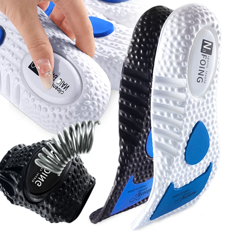 

Sport Shock Absorption Insoles for Deodorant Breathable EVA Insole Memory Foam Orthopedic Running Cushion Men Women Shoes Pads