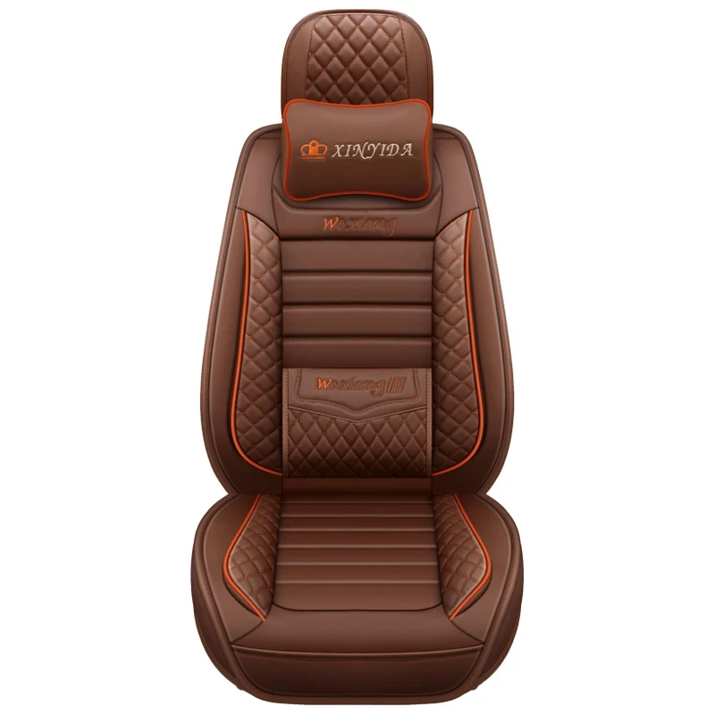 

WZBWZX General leather car seat cover for Chery all models QQ3 QQ6 Ai Ruize A3 Tiggo X1 QQ A5 E3 V5 EQ1 Tiggo E5 A3 Car-Styling