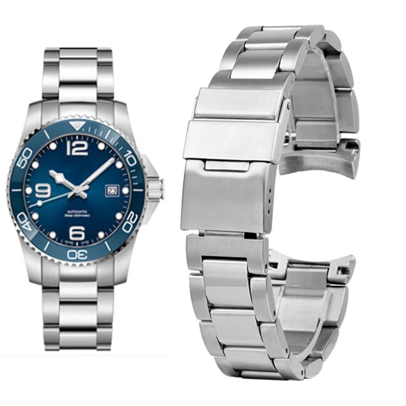 316L Stainless steel Watch Accessories Band for Longines straps L3.642.4 L3.781.4 series men wristband Curved End Bracelet 21mm
316L Stainless steel Watch Accessories Band for Longines straps L3.642.4 L3.781.4 series men wristband Curved End Bracelet 21mm