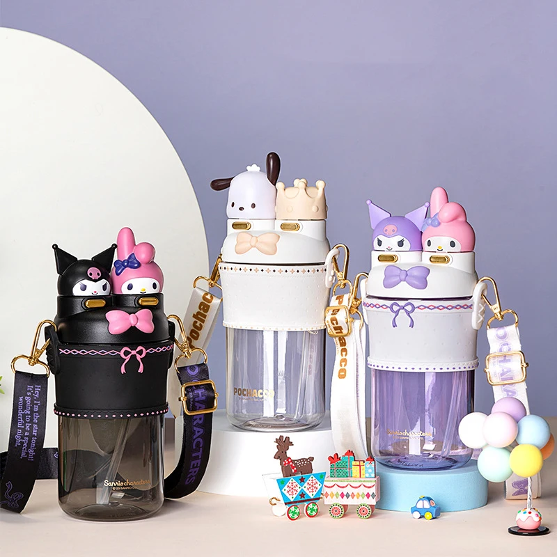 Sanrio Kawaii Kuromi Double Drink Space Cup 700Ml Cute Cartoon Anime My Melody Pochacco Water Glass Student Toys Gift for Kids
Sanrio Kawaii Kuromi Double Drink Space Cup 700Ml Cute Cartoon Anime My Melody Pochacco Water Glass Student Toys Gift for Kids