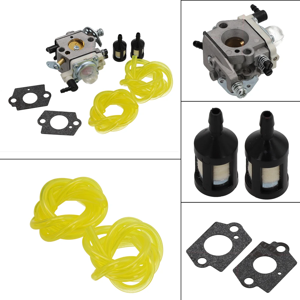 Accessories Carburetor kit Fuel filter Gasket Lawn mower 7pcs Attachment Replacement WT-990 WT-990-1 Practical
Accessories Carburetor kit Fuel filter Gasket Lawn mower 7pcs Attachment Replacement WT-990 WT-990-1 Practical