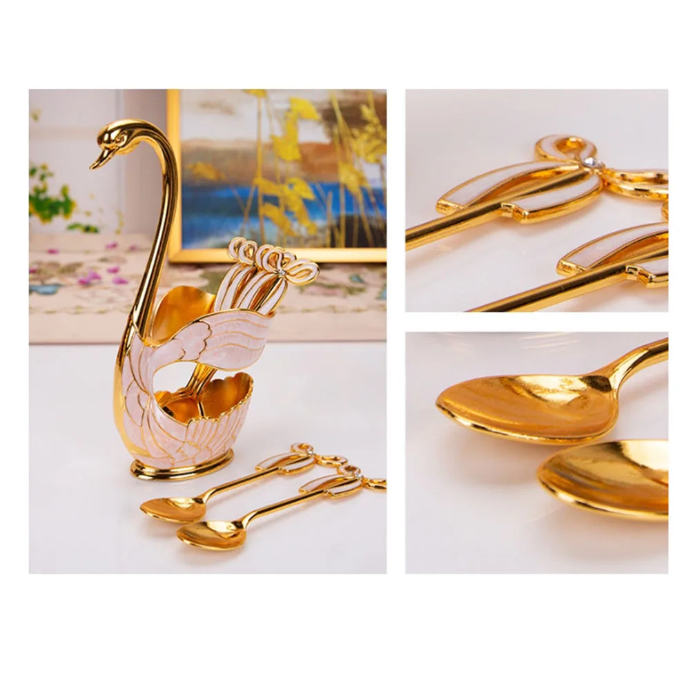 6*Tableware Spoon+1*Swan Shaped Base Exquisite Dessert Coffee Cutlery Spoon For Kitchen Tableware Gadget Wedding Party Decor
6*Tableware Spoon+1*Swan Shaped Base Exquisite Dessert Coffee Cutlery Spoon For Kitchen Tableware Gadget Wedding Party Decor