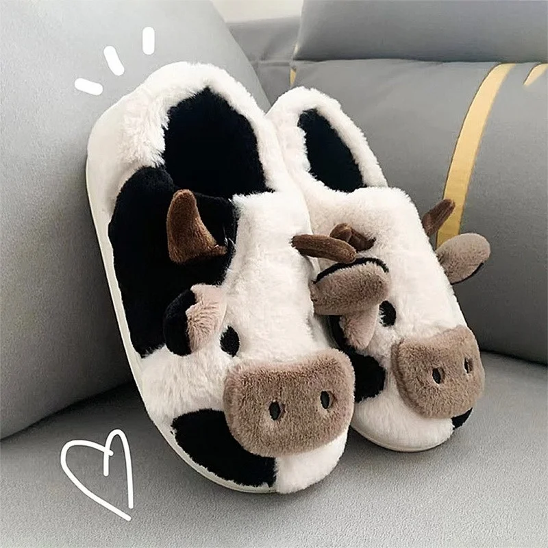 Women's dairy home slippers, cute women's animal slippers, warm and soft slippers, Kawaii, funny women's cartoon shoes
Women's dairy home slippers, cute women's animal slippers, warm and soft slippers, Kawaii, funny women's cartoon shoes