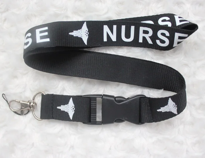 

Wholesale Hot 100pcs New Nurse Doctors Neck Strap Lanyards Badge Holder Rope Pendant Key Chain Accessorie