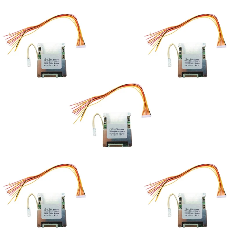 5X 13S 48V 60A Battery Protection Board Li-Ion Cell Battery BMS PCB Equalizer Board
5X 13S 48V 60A Battery Protection Board Li-Ion Cell Battery BMS PCB Equalizer Board