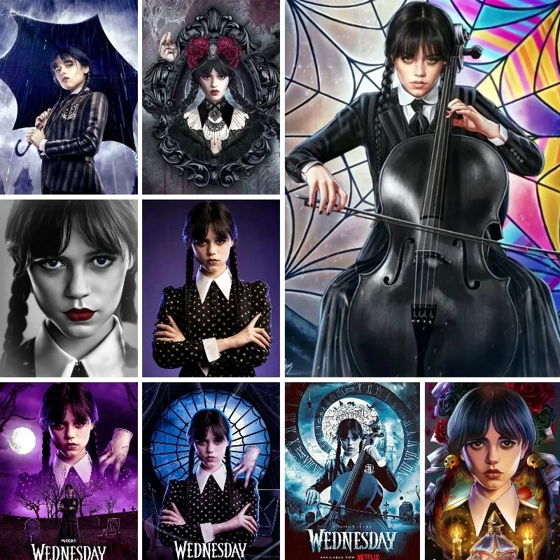Honor Girl Wednesday Family 5D DIY Full Round Diamond Painting Mosaic Cross Stitch Gothic Halloween Horror Movie Decor
Honor Girl Wednesday Family 5D DIY Full Round Diamond Painting Mosaic Cross Stitch Gothic Halloween Horror Movie Decor