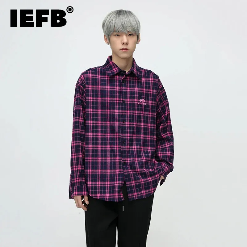 IEFB Trend Men's Long Sleeve Shirts Plaid Casual Loose Tops Fashion Korean Style Simple Casual Clothing 2023 Autumn New 9C3331
IEFB Trend Men's Long Sleeve Shirts Plaid Casual Loose Tops Fashion Korean Style Simple Casual Clothing 2023 Autumn New 9C3331