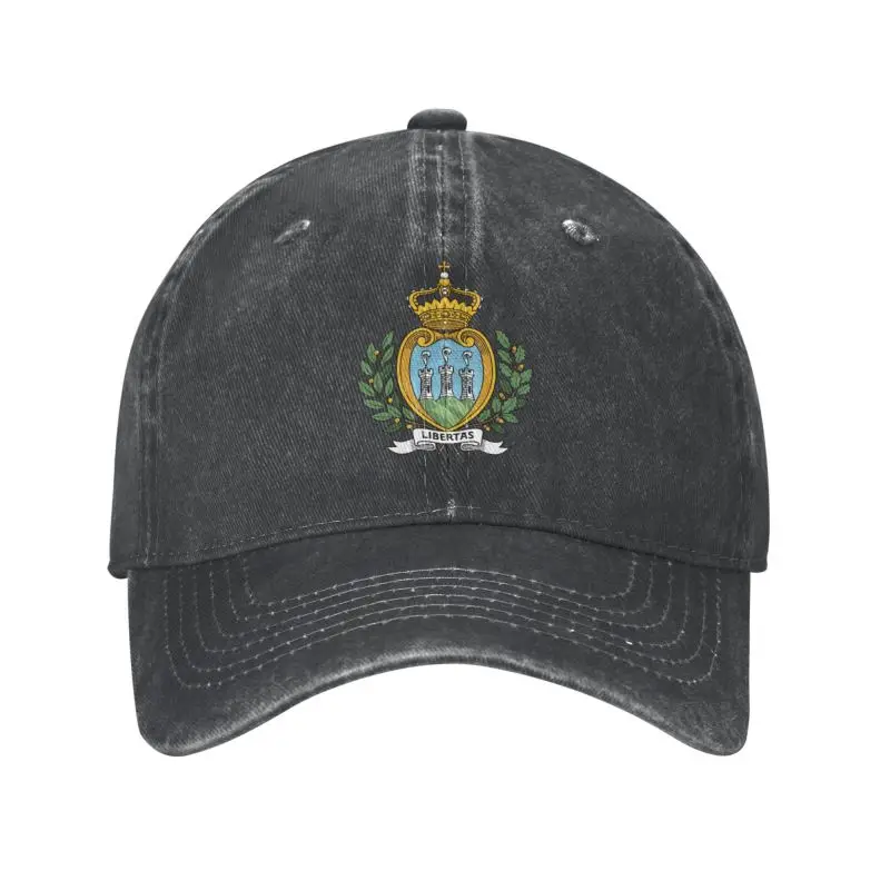 Personalized Cotton Coat Of Arms Of San Marino Baseball Cap for Men Women Adjustable Dad Hat Outdoor
Personalized Cotton Coat Of Arms Of San Marino Baseball Cap for Men Women Adjustable Dad Hat Outdoor