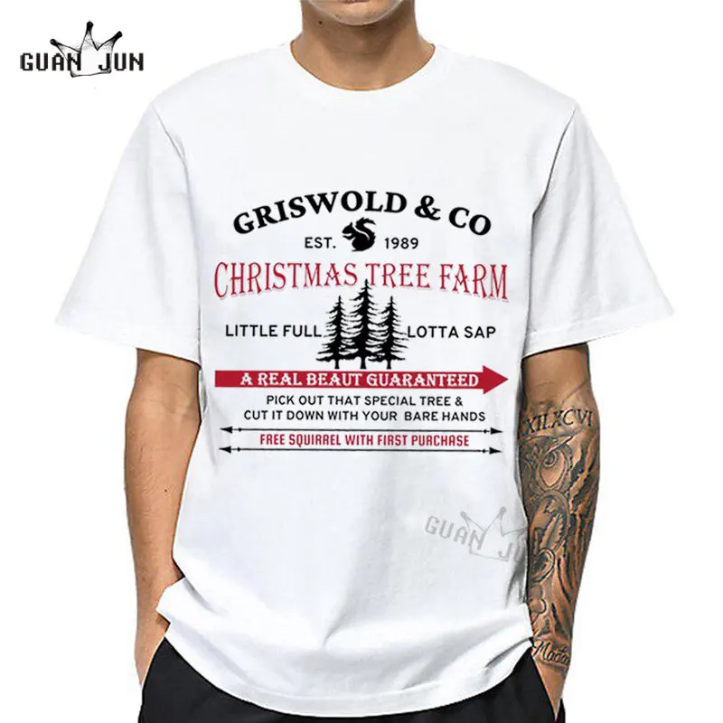 Christmas Unisex T Shirt Men and Women Tshirt 100% Cotton Griswold and Co Tree Farm Vintage T-shirt Casual Oversized Tops
Christmas Unisex T Shirt Men and Women Tshirt 100% Cotton Griswold and Co Tree Farm Vintage T-shirt Casual Oversized Tops