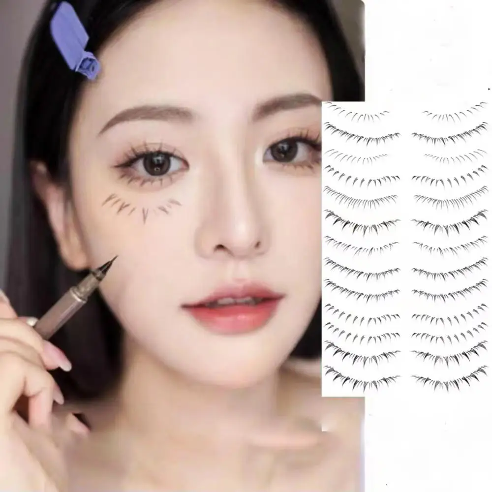 Lower Eyelash Tattoo Stickers Makeup Natural Lifelike False Eyelash Fake Lashes Temporary Tattoo Patch Eyelashes Extension Tool
Lower Eyelash Tattoo Stickers Makeup Natural Lifelike False Eyelash Fake Lashes Temporary Tattoo Patch Eyelashes Extension Tool