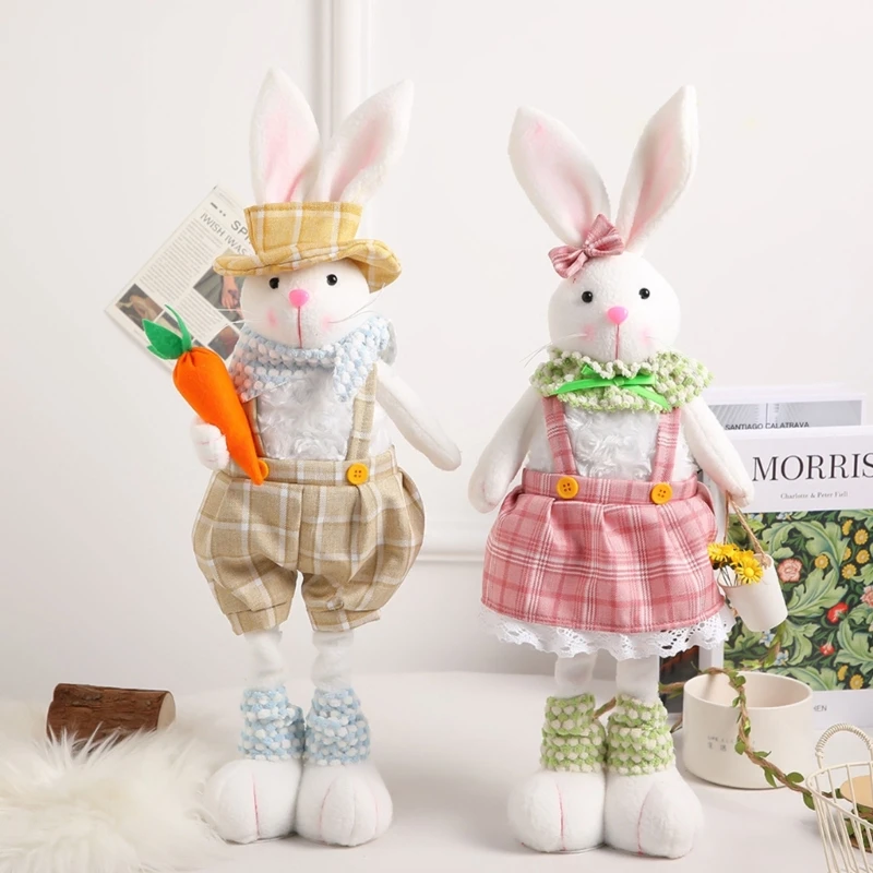 2024 Пасхальное украшение ручной работы, стоящая кукла-кролик, игрушка, мягкая и плюшевая кукла, украшение для комнаты, декор и
2024 Пасхальное украшение ручной работы, стоящая кукла-кролик, игрушка, мягкая и плюшевая кукла, украшение для комнаты, декор и