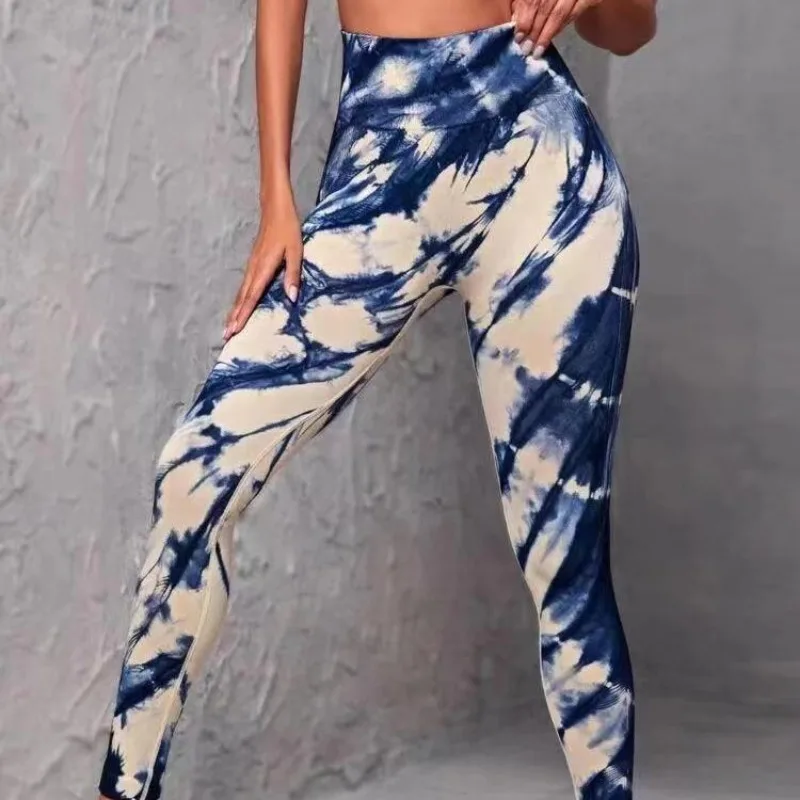 Women's Seamless Printed Tie Dye Skinny Sporty Leggings Female Breathable Quick Drying Outdoor Tight and Hip Lifting Yoga Pants
Women's Seamless Printed Tie Dye Skinny Sporty Leggings Female Breathable Quick Drying Outdoor Tight and Hip Lifting Yoga Pants