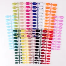 Ten Colors False Nail Kit Acrylic Nails with Design Solid Color Multicolor Almond Nails Round Armor Pointed Manicure Nail Art
Ten Colors False Nail Kit Acrylic Nails with Design Solid Color Multicolor Almond Nails Round Armor Pointed Manicure Nail Art