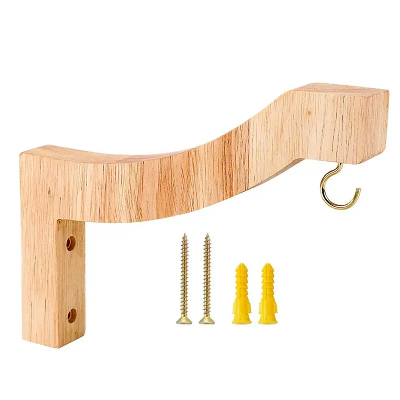 Mounted Wood Wall Plant Hangers Hanging Flower Pot Hook Hanging Basket Wooden Plant Pot Wall Hooks Design Multi-Purpose Hooks
Mounted Wood Wall Plant Hangers Hanging Flower Pot Hook Hanging Basket Wooden Plant Pot Wall Hooks Design Multi-Purpose Hooks