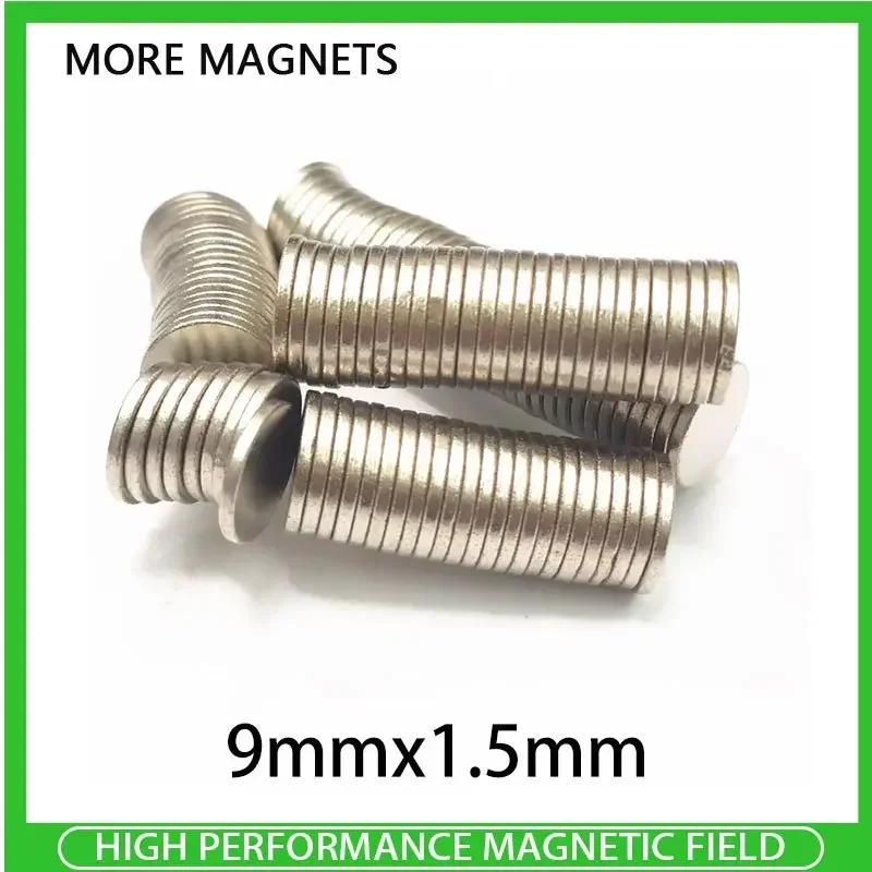 500 PCS 9x1.5 mm Thin Neodymium Strong Magnet 9mmX1.5mm Permanent Magnet 9x1.5mm Powerful Magnetic Round Magnet 9*1.5
500 PCS 9x1.5 mm Thin Neodymium Strong Magnet 9mmX1.5mm Permanent Magnet 9x1.5mm Powerful Magnetic Round Magnet 9*1.5