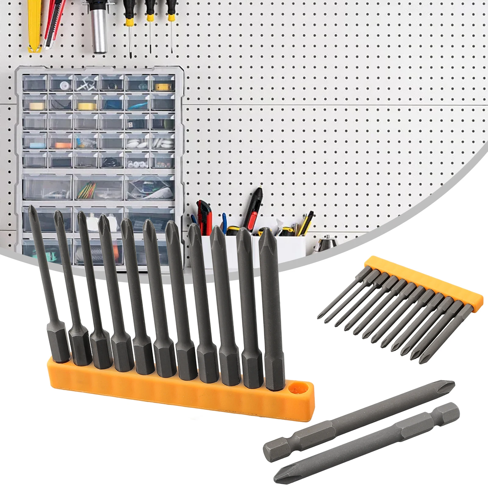 12pcs 75mm Long Cross Screwdriver Bit Magnetic Tool PH0 PH1 PH2 With Bit Holder For Wood Metal Steel
12pcs 75mm Long Cross Screwdriver Bit Magnetic Tool PH0 PH1 PH2 With Bit Holder For Wood Metal Steel