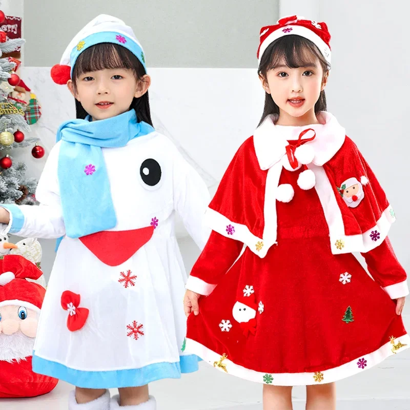 Christmas Santa Claus Kid Cosplay Costume Children Fancy Carnival Party Elf Outfit New Year Dress with Hat Cute
Christmas Santa Claus Kid Cosplay Costume Children Fancy Carnival Party Elf Outfit New Year Dress with Hat Cute