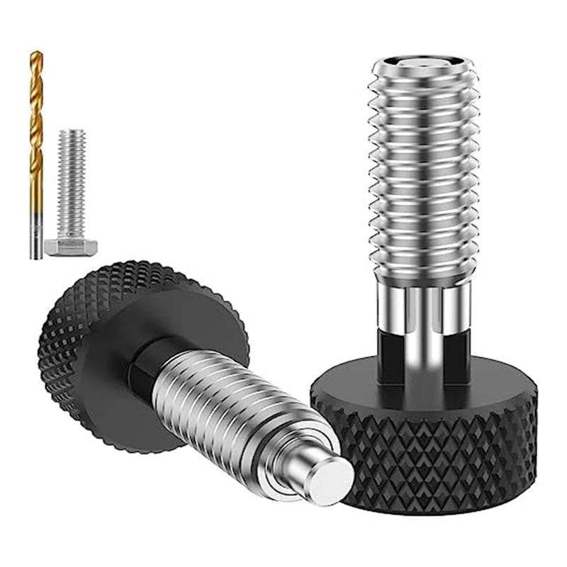 Handle Quick Release Pins Kit,With Knurled Handle Stainless Steel Lock M6 Quick Release Pins For Rolling Toolbox Black (1 Set)
Handle Quick Release Pins Kit,With Knurled Handle Stainless Steel Lock M6 Quick Release Pins For Rolling Toolbox Black (1 Set)