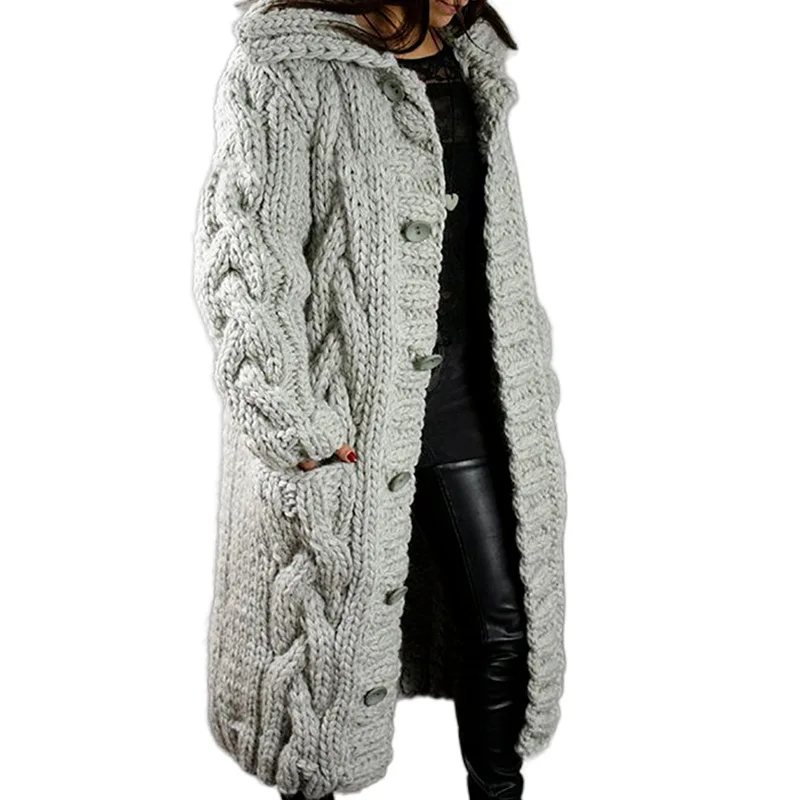 European and American women's new cardigan coat single-breasted plus size sweater coat
European and American women's new cardigan coat single-breasted plus size sweater coat