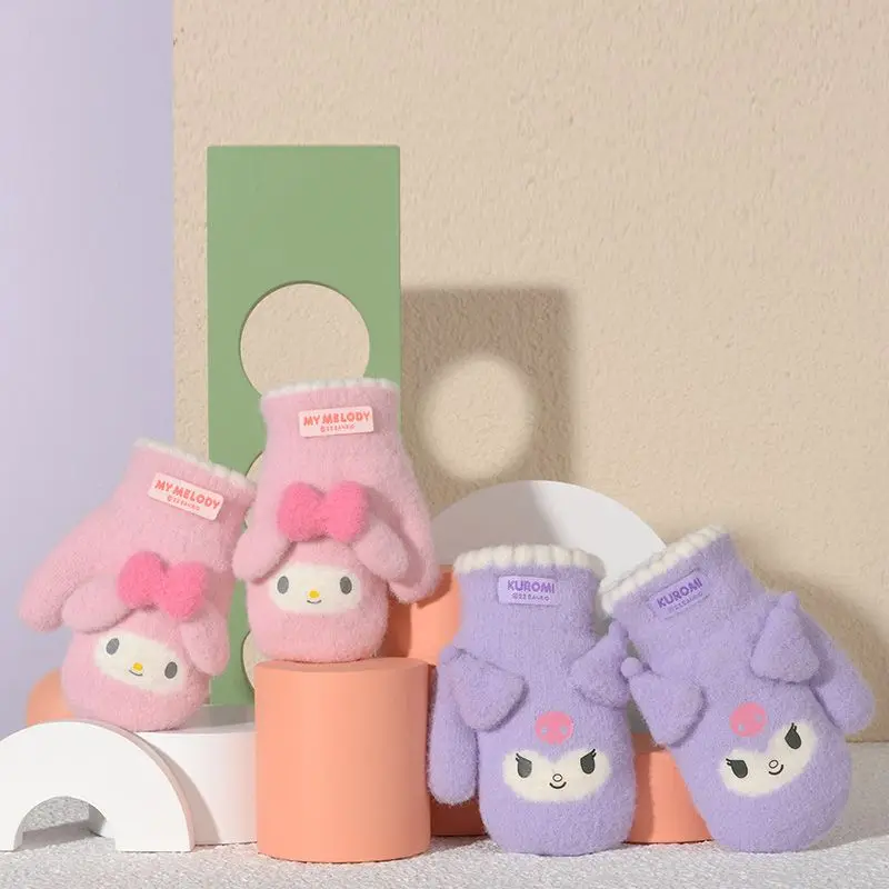 Sanrio Kuromi Anime Children Winter Gloves Comfortable Warm Cartoon My Melody Plus Velvet Girl Cold Proof All Inclusive Glove
Sanrio Kuromi Anime Children Winter Gloves Comfortable Warm Cartoon My Melody Plus Velvet Girl Cold Proof All Inclusive Glove