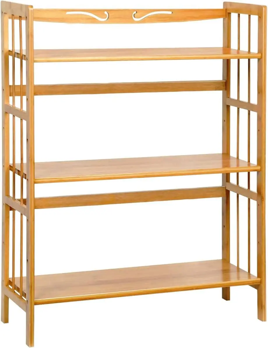 Bamboo Shelf, 3-Tier Bookshelf Bookcase, Free-Standing Storage Shelf, Plant Flower Stand, Max Load 35LBS Per Shelf, Utility Shel
Bamboo Shelf, 3-Tier Bookshelf Bookcase, Free-Standing Storage Shelf, Plant Flower Stand, Max Load 35LBS Per Shelf, Utility Shel