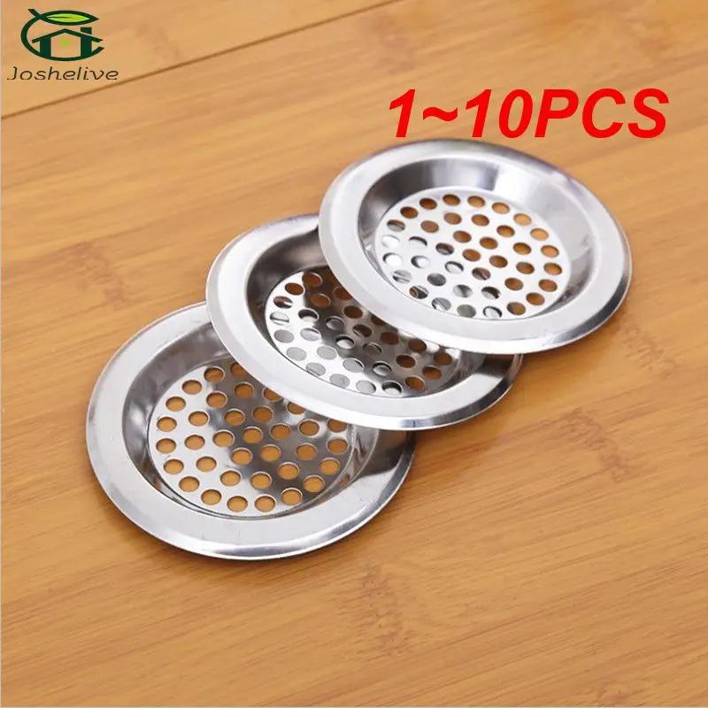 

1~10PCS Kitchen Sink Filter Stainless Steel Mesh Sink Strainer Filter Bathroom Sink Strainer Drain Hole Filter Trap Waste Screen