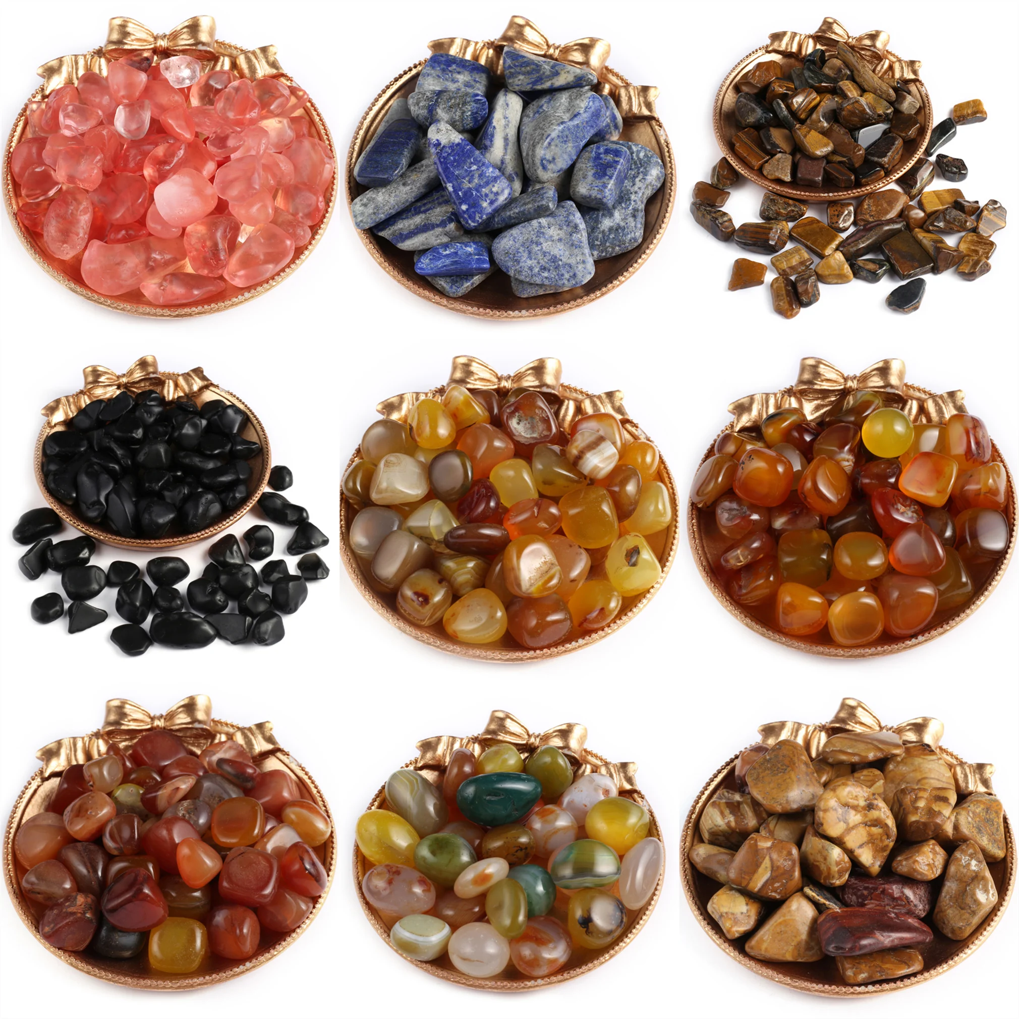 100g/set Natural Crystal Stone Beads Agate Quartz Mix-color Irregular Bulk Loose Beads For Jewelry Making DIY Necklace Bracelets
100g/set Natural Crystal Stone Beads Agate Quartz Mix-color Irregular Bulk Loose Beads For Jewelry Making DIY Necklace Bracelets