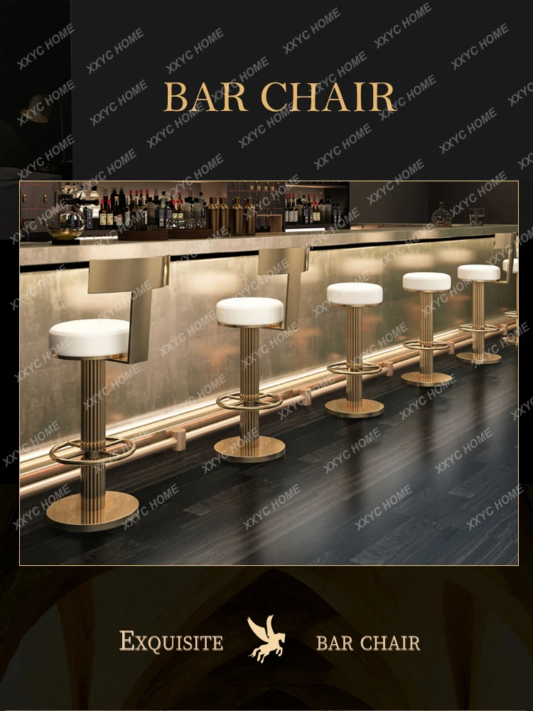 

Bar Stools Counter Height Adjustable Swivel Bar Chair Modern Stainess Steel Kitchen Counter Stools Dining Chairs Set